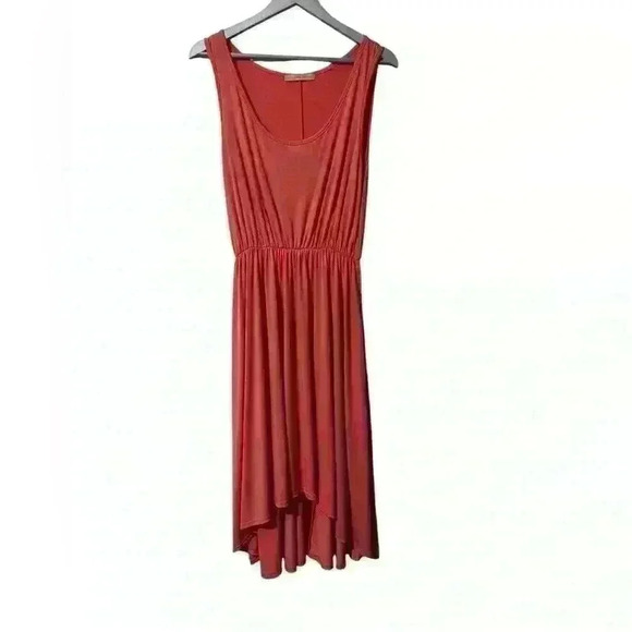🟣Jonathan Martin Peach High-Low Dress – Size XL - Picture 1 of 5
